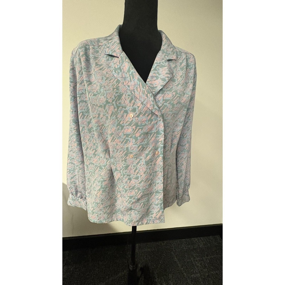 Vintage Miss Sophisticates by Pendleton Women's Size 10 Abstract Blouse
